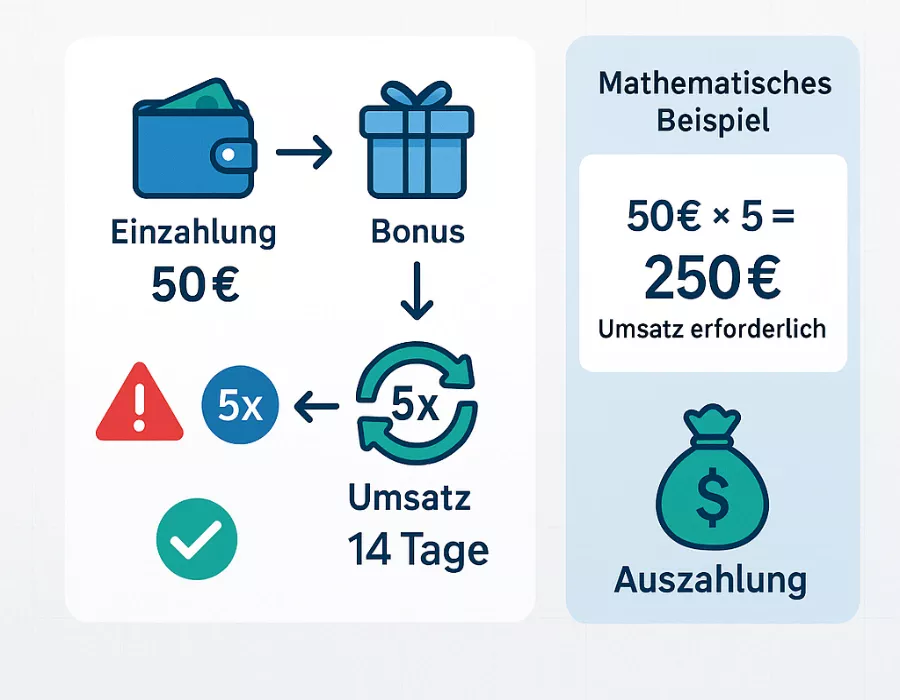 Bonusbedingungen erklärt - Umsatzanforderungen, Mindestquoten und Zeitlimits bei Sportwetten Boni verstehen