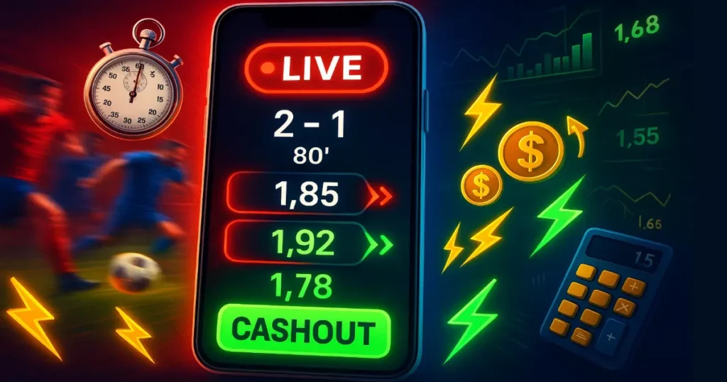 Live-Wetten und Cashout Strategien 2025 - Echtzeit Quoten nutzen und optimalen Cashout-Zeitpunkt finden